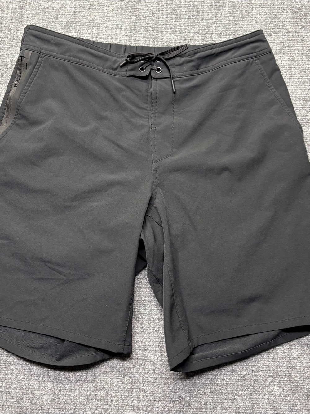 Ten Thousand Foundation Shorts Mens L Black 9” Lined Stretch Gym Training